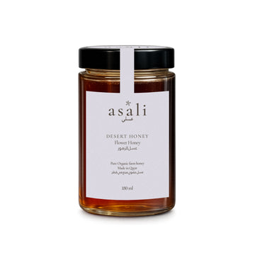 Flower Desert Honey 180ml, front of jar